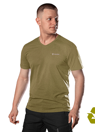 Футболка totem v-neck олива
