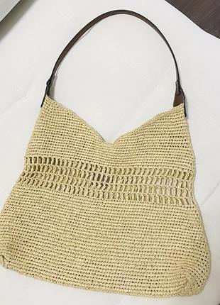 Стильная плетеная сумка h&amp;m premium