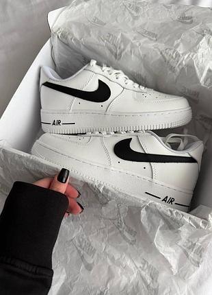 Nike air force low white black