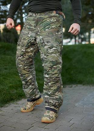 Тактические зимние теплые штаны level 7 multicam m