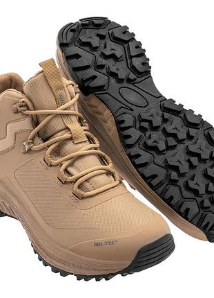 Демісезонні чоловічі черевики mil-tec assault stiefel mid темний-койот 42