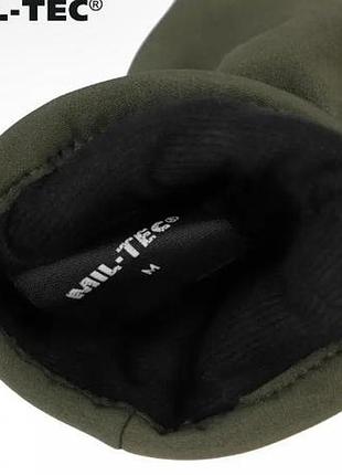Перчатки mil-tec softshell thinsulate olive xl 7