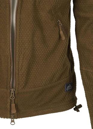Флісова кофта helikon alpha tactical койот 8