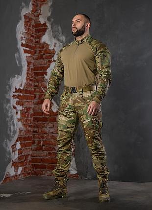 Тактичний літній комплект форми британка мультикам camotec m