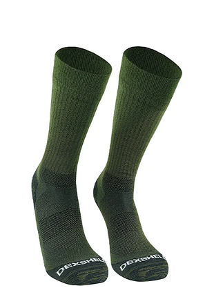 Водонепроникні високі шкарпетки dexshell terrain walking 2.0 socks (хакі) розмір m (39-42)