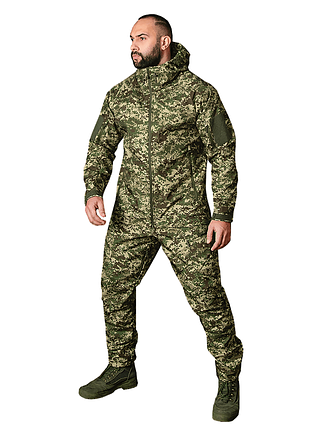 Демісезонний комплект stalker softshell vent 2.0 хижак нгу