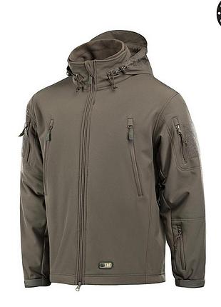 M-tac куртка soft shell з підстібкою olive