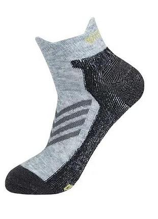 Шкарпетки низькі naturehike cyy2341zj012 (чорно-сірі) розмір l (40-43)