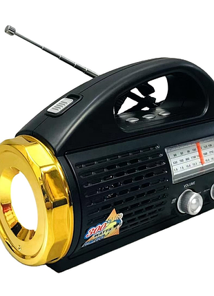 Портативный радиоприемник 3в1 golon rx-711bt bluetooth, usb, tf, fm/am/sw, led фонарь черный