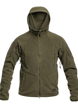 Флісова кофта helikon patriot mk2 hybrid fleece - olive green