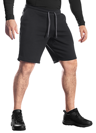 Чоловічі шорти з натуральної тканини fitpro cotton графіт