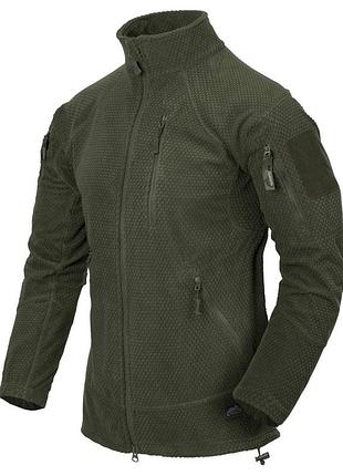 Флісова кофта helikon alpha tactical - olive green
