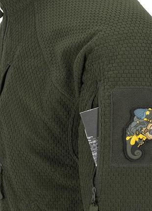 Флісова кофта helikon alpha tactical - olive green 5