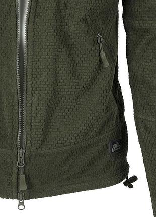 Флісова кофта helikon alpha tactical - olive green 7
