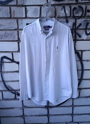 Polo ralph lauren сорочка біла