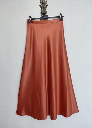 Хорошая длинная сатиновая юбка,monki