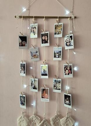 Стенд для крепления фотографий / instax фотографии / панно для фотографий