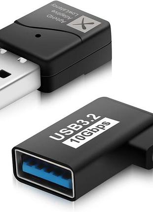 Аудиоадаптер tx40 usb bluetooth 5.2 для pc/ps4/ps5/switch/windows/linux, переходник угловой usb a 3.0 male - usb a female, aptx