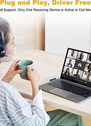 Аудиоадаптер tx40 usb bluetooth 5.2 для pc/ps4/ps5/switch/windows/linux, переходник угловой usb a 3.0 male - usb a female, aptx 3