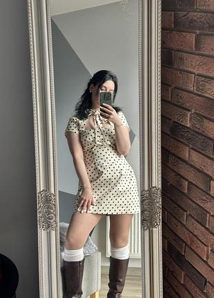 Сукня принт горошок zara