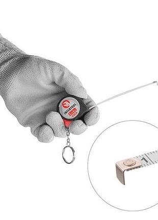 Рулетка intertool 1м x 6мм (mt-0401) 3