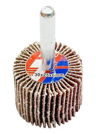 Круг лепестковый в оправке sprut 30 x 25мм x р80 (п-klo-14030)