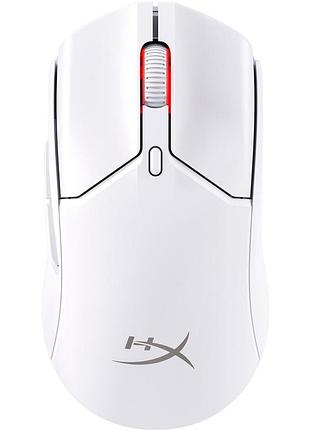 Мишка комп’ютерна ігрова hyperx pulsefire haste 2 mini бездротова з rgb-підсвічуванням, вбудованою пам’яттю та сенсором 26000 dpi