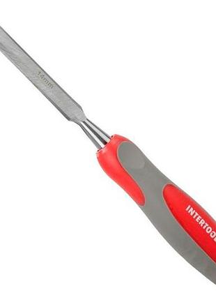 Стамеска intertool 14 мм двухкомпонентная рукоятка (ht-3514)