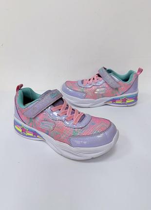 Кросівки з мигалками skechers