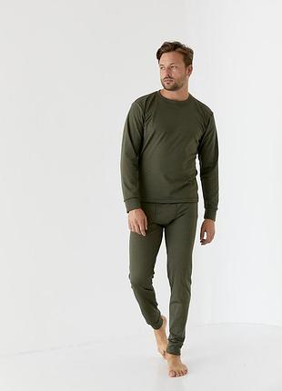 Мужское термобелье thermo base оливковое (s–7xl) — максимальное тепло и свобода движений в холодное время xl