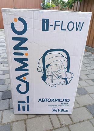 Автокрісло el camino i-flow me 1198 gray