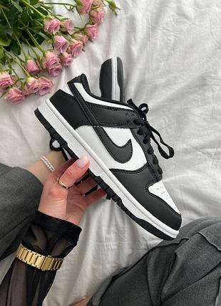 Nike sb dunk low black/white premium