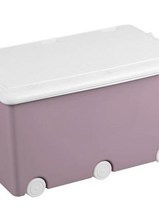 Контейнер с крышкой 58x38x33 см pw-001-178 лавандовый tega