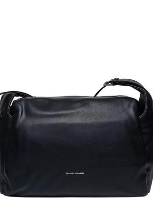 Сумочка красива жіноча екошкіра чорний арт.cm8636 black davidjones французька