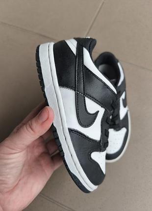 Кожаные кроссовки nike dunk