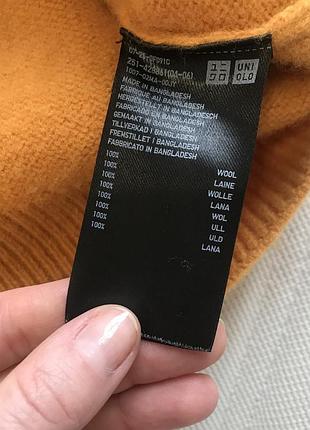 Отличный шерстяной джемпер uniqlo 4