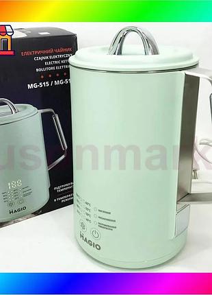 Bs електрочайник magio mg-515, best mix 1.5 л, 1500 вт, з подвійними стінками та регулюванням температ bas77/n