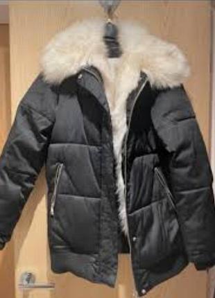 Очень теплая куртка бомбер от бренда river island