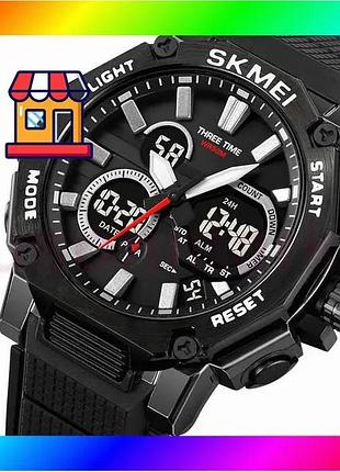Bs годинник наручний чоловічий best mix skmei 2219bk bas77/n