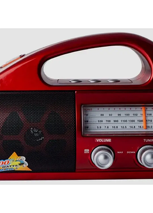 Портативный радиоприемник 3в1 golon rx-711bt-r bluetooth usb fm фонарь