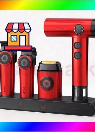 Bs набор vgr steplerss best mix rpo 4 in 1 red, триммер, стрижка, электробритва, фен bas77/n