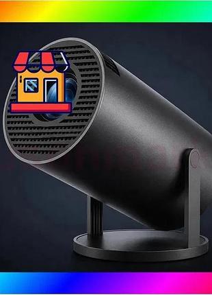 Bs портативний смарт-проєктор 4k best mix ultra hd smart, android/ios, wi-fi 6, bluetooth, hdmi, домаш bas77/n