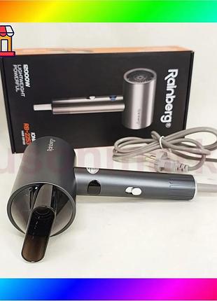 Bs професійний фен для best mix волосся з іонізацією rainberg rb-2253 2000вт gray bas77/n