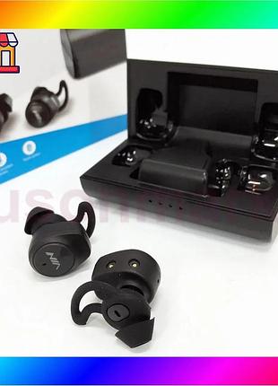 Bs наушники bluetooth nia best mix nb710 с кейсом черные беспроводные, наушники для тренировок сенсорн bas77/n
