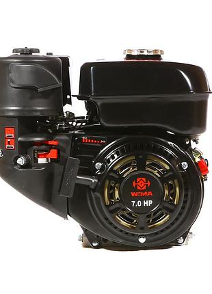 Двигун бензиновий weima wm170f-s new (honda gx210) (шпонка, вал 20 мм, 7.0 л.с.)