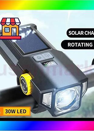 Bs велофара x17-30w+2led(red) bas77/n