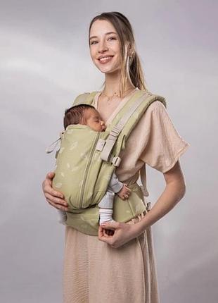 Ерго-рюкзак love and carry one bio cotton листя