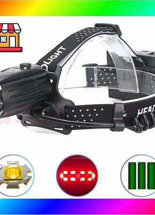 Bs фонарь налобный bl-t35-p160 best mix 3x18650 bas77/n