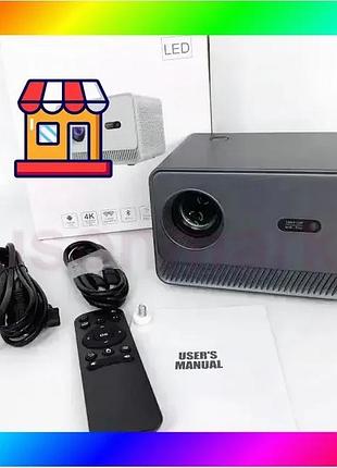 Bs портативний проектор m10 best mix 4k android 12 wi-fi 2.4g+5g bluetooth 5.0 bas77/n
