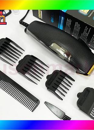 Bs машинка для стрижки best mix волос gemei gm-806 с насадками, машинка для стрижки головы окантовочна bas77/n